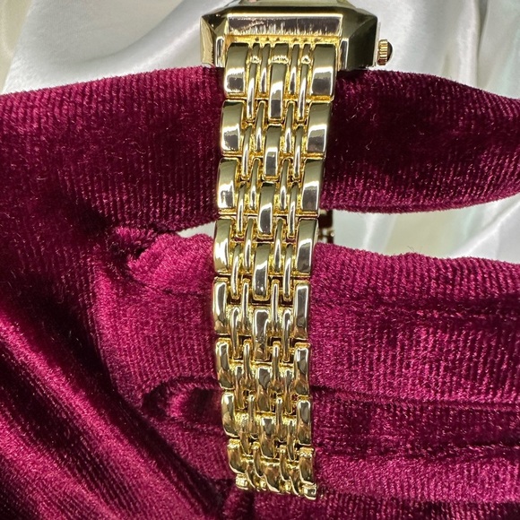 Simple square Gold and Purple Women's  Watch - Picture 8 of 11